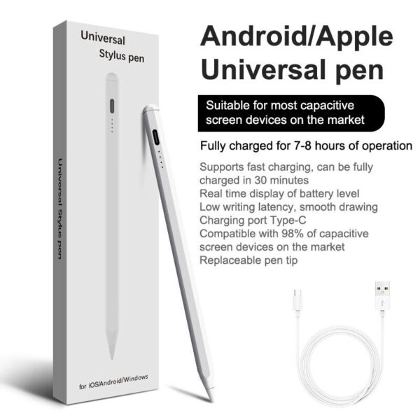 Universal Stylus Pen for Touch Screens,  Compatible with Apple, iPhone, iPad, Android, Microsoft Tablets, Phones - Image 8