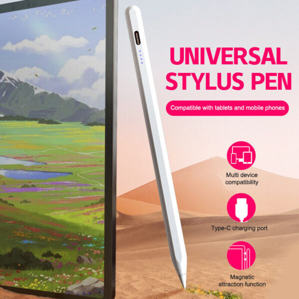 Universal Stylus Pen for Touch Screens,  Compatible with Apple, iPhone, iPad, Android, Microsoft Tablets, Phones - Image 3