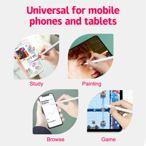 Universal Stylus Pen for Touch Screens,  Compatible with Apple, iPhone, iPad, Android, Microsoft Tablets, Phones - Image 5